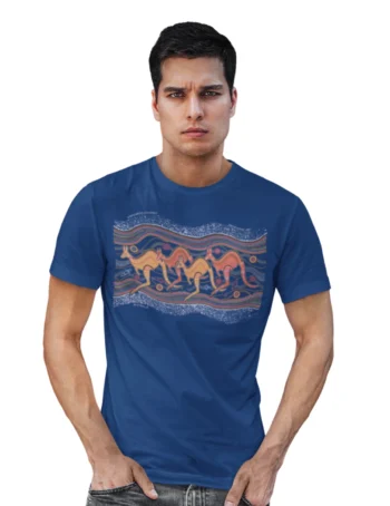 Kangaroo Journey Mens Tees