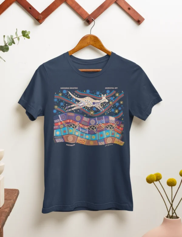 Kangaroo Dreaming Mens Tees - Image 3