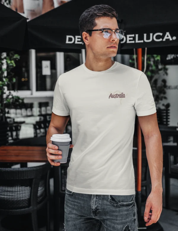 Aussie Kangaroo & Shadow T-Shirt - Image 4