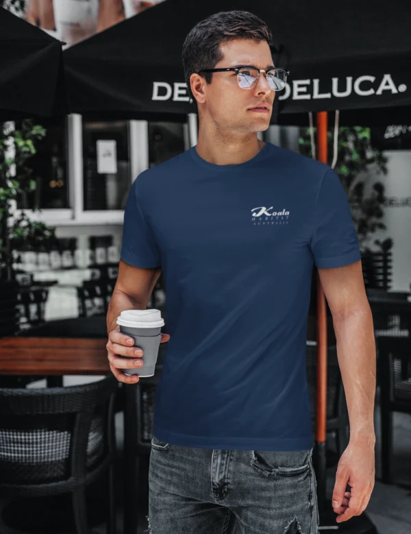 Aussie Koala Habit Mens T-Shirt - Image 3