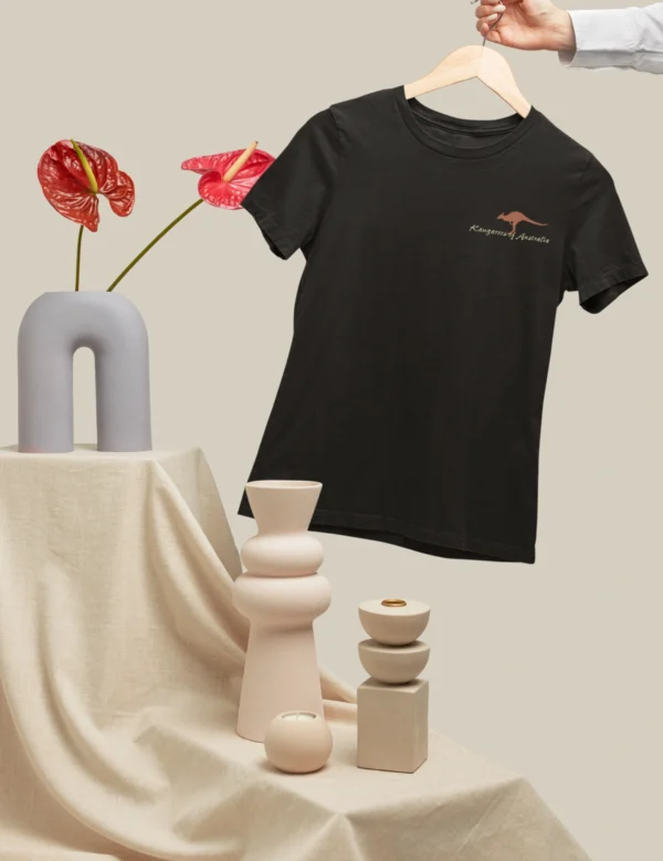 Aussie Kangaroo & Sunset Mens T-Shirt - Image 5