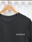 Aussie Black Flag Mens T-Shirt