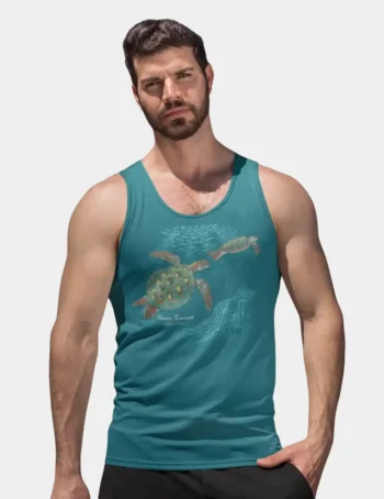 Turtles on Reef Mens Singlet
