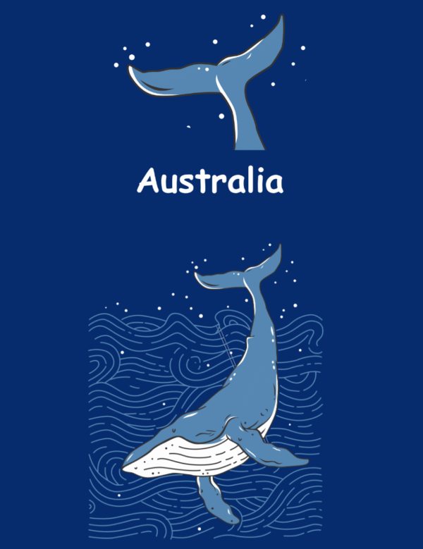 Whale Art Mens Singlet - Image 4