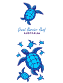 Blue Turtles Womens Tees