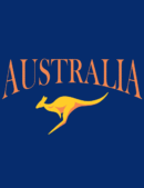 Kangaroo Embroidery Mens Singlet