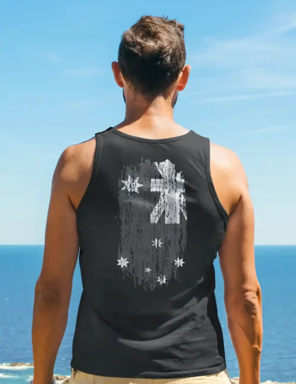 Black Flag Mens Singlet - Image 2