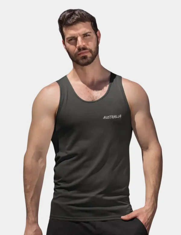 Black Flag Mens Singlet