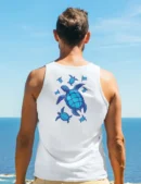 Blue Turtles Mens Singlet