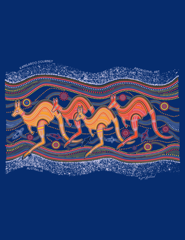 Kangaroo Journey Kids T-Shirt - Image 4