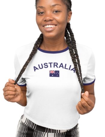 Flag Patch Womens Tees