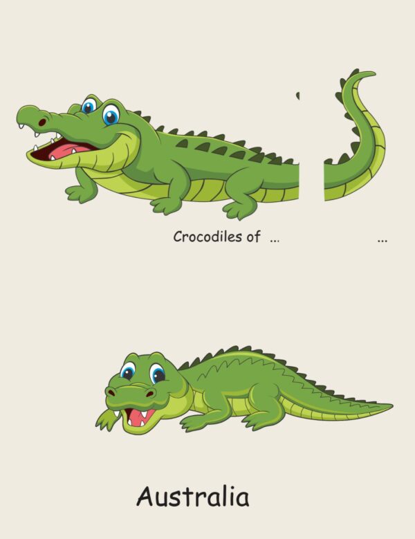 Wrap Around Croc Kids T-Shirt - Image 4