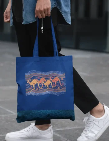 Kangaroo Journey Tote Bag