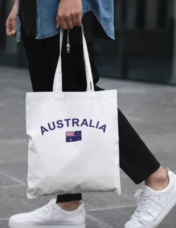 Flag Patch Tote Bag