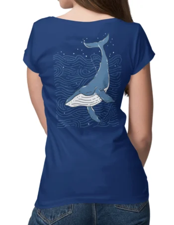 Whale Art Womens Tees