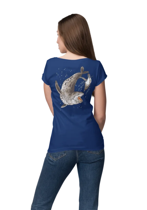 Seal Attack Penguin Womens Tees - Image 3