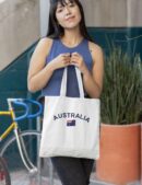 Flag Patch Tote Bag