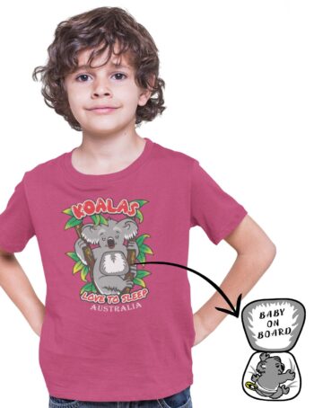 Koalas Sleep Kids Flappy T-Shirt