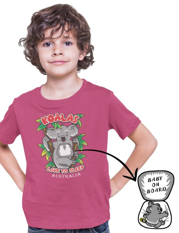 Koalas Sleep Kids Flappy T-Shirt