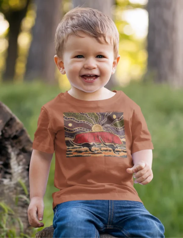 Danny's Uluru Kids T-Shirt - Image 2
