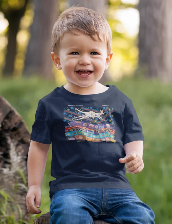Kangaroo Dreaming Kids T-Shirt - Image 3
