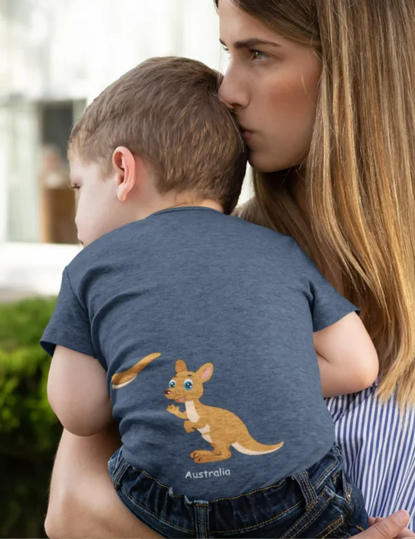 Wrap Around Kanga Kids T-Shirt - Image 3