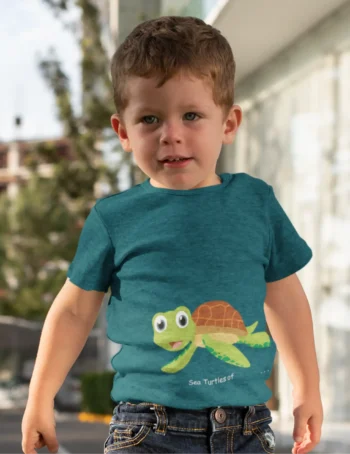 Wrap Around Turtles Kids T-Shirt