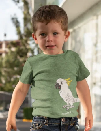 Wrap Around Cockatoos Kids T-Shirt