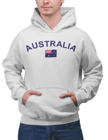 Flag Patch Unisex Hoodies