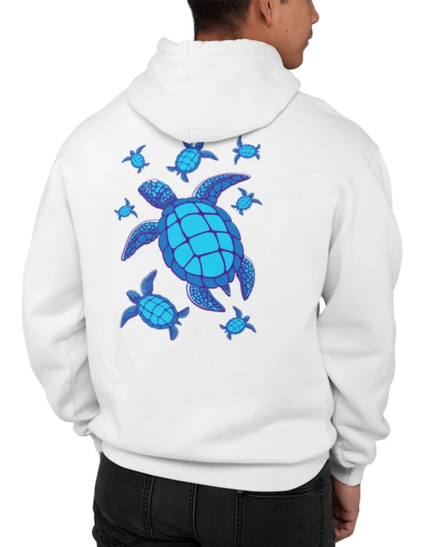 Blue Turtles Unisex Hoodies - Image 2
