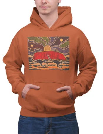 Danny's Uluru Unisex Hoodies
