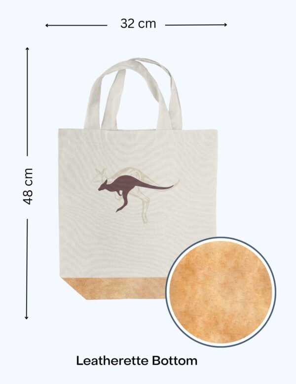 Kangaroo & Shadow Tote Bag - Image 2