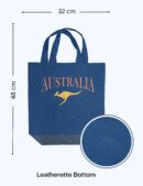 Kangaroo Embroidery Tote Bag